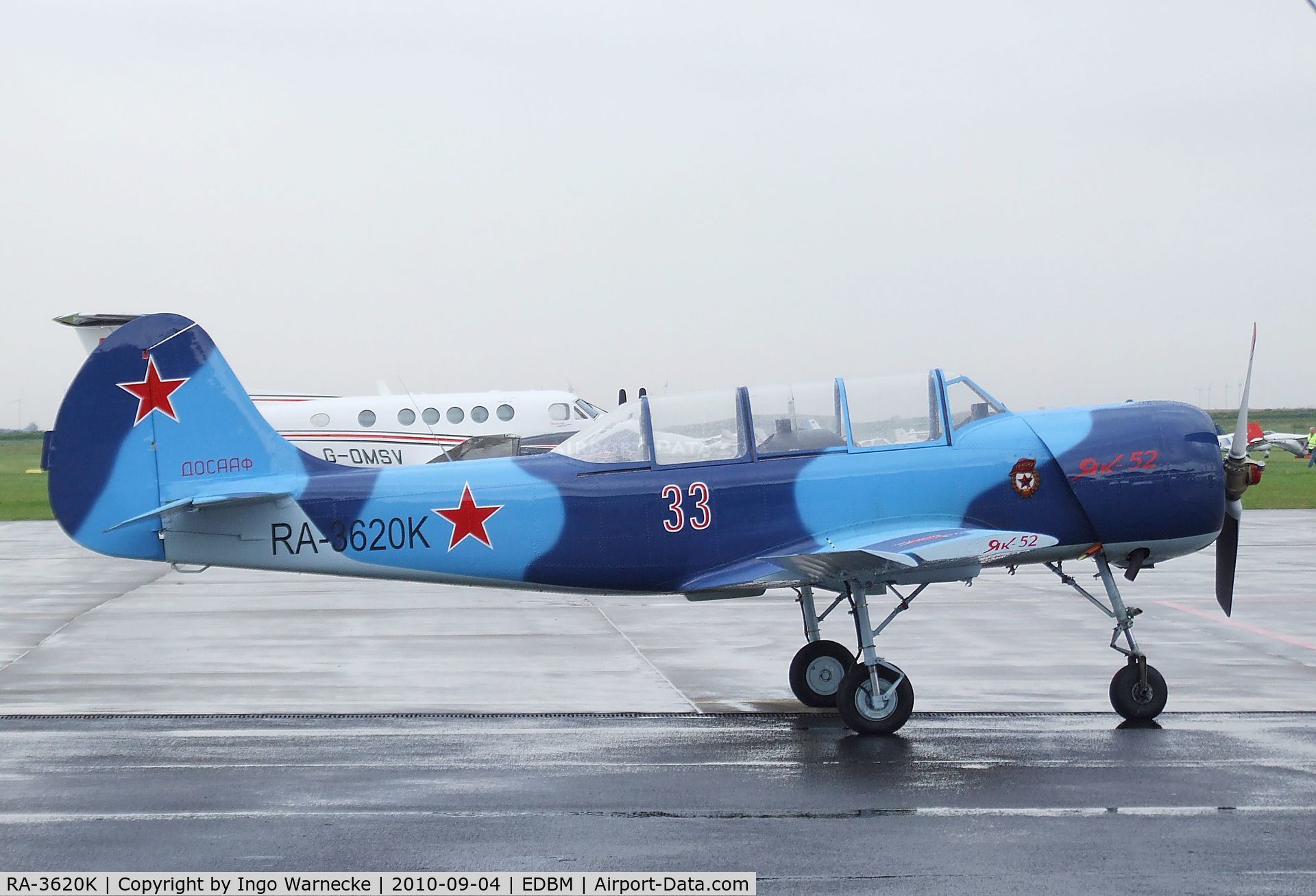 RA-3620K, Yakovlev Yak-52 C/N Not found RA-3620k, Yakovlev Yak-52 at the 2010 Air Magdeburg