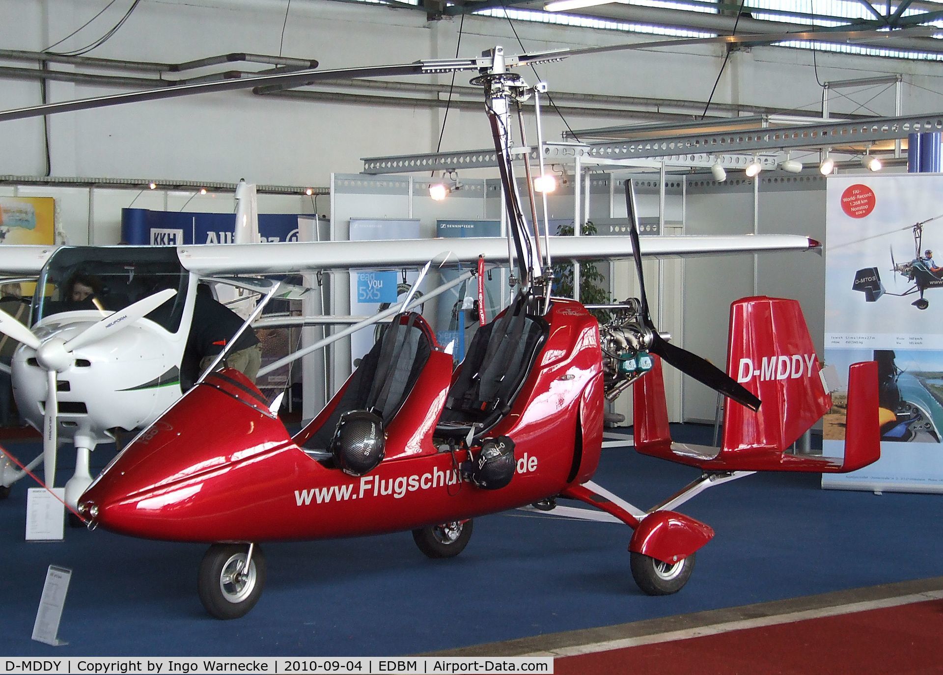 D-MDDY, AutoGyro MT-03 C/N Not found D-MDDY, AutoGyro Europe MT-03 at the 2010 Air Magdeburg