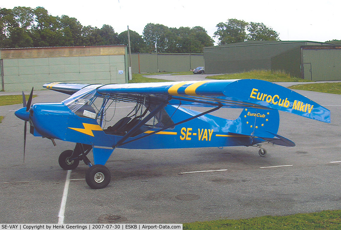 SE-VAY, 2004 Lamco Eurocub Mk IV C/N DAH-002, Barkarby Aero club nr STO