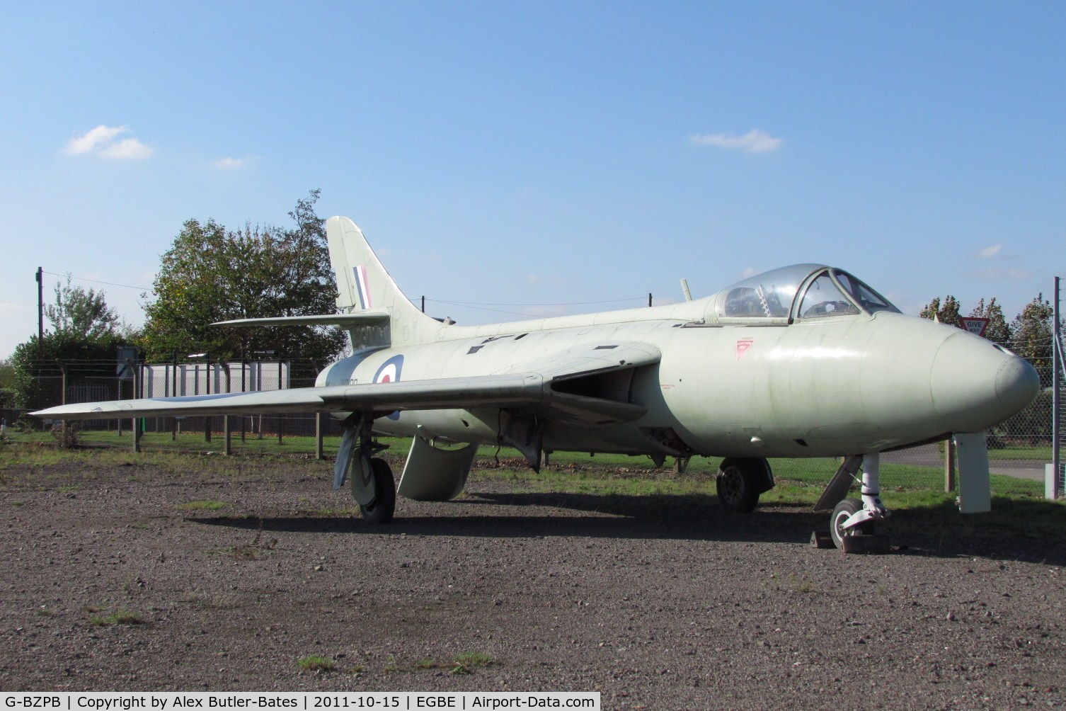 G-BZPB, 1955 Hawker Hunter GA.11 C/N 41H/670762, Gateguard