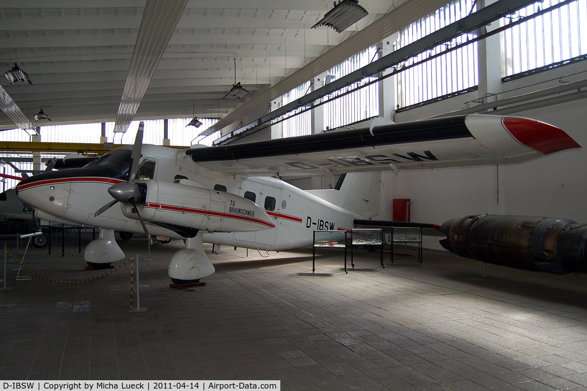 D-IBSW, Dornier Do-28D-1 Skyservant C/N 4033, Museum für Luftfahrt und Technik, Wernigerode, Germany