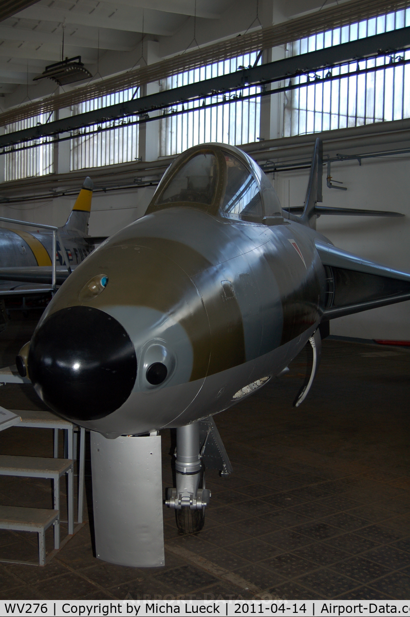 WV276, 1955 Hawker Hunter F.4 C/N 41H/670782, Museum für Luftfahrt und Technik, Wernigerode, Germany