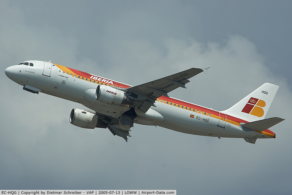 EC-HQG, 2000 Airbus A320-214 C/N 1379, Iberia Airbus 320