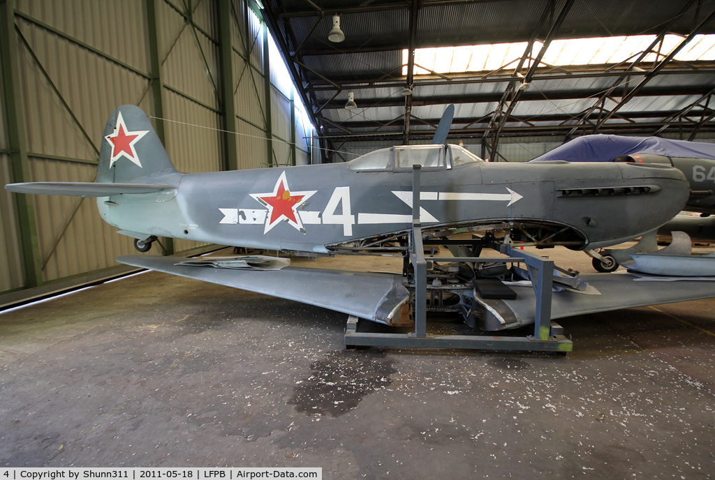 4, 1943 Yakovlev Yak-3 C/N 2530, Now stored at Dugny...