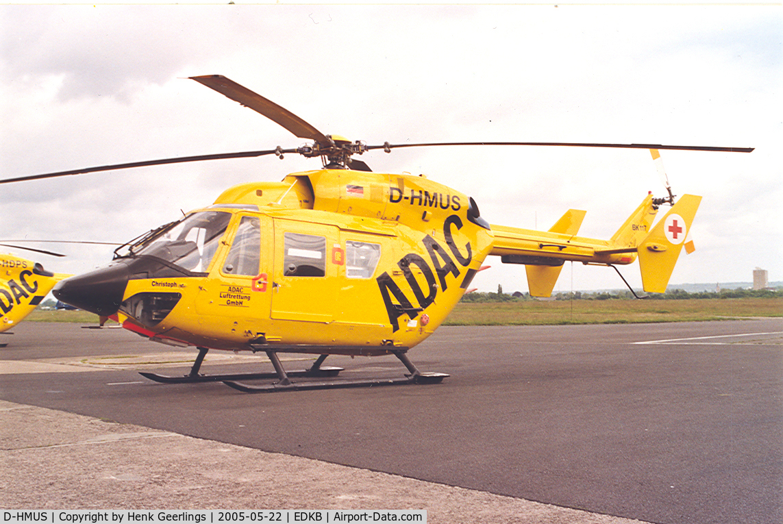 D-HMUS, Eurocopter-Kawasaki BK-117A-4 C/N 7031, ADAC