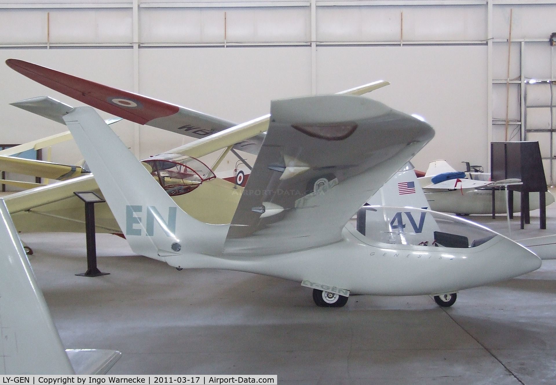LY-GEN, Sportine Aviacija Genesis 2 C/N 001, Sportine Aviacija Genesis 2 at the Southwest Soaring Museum, Moriarty, NM