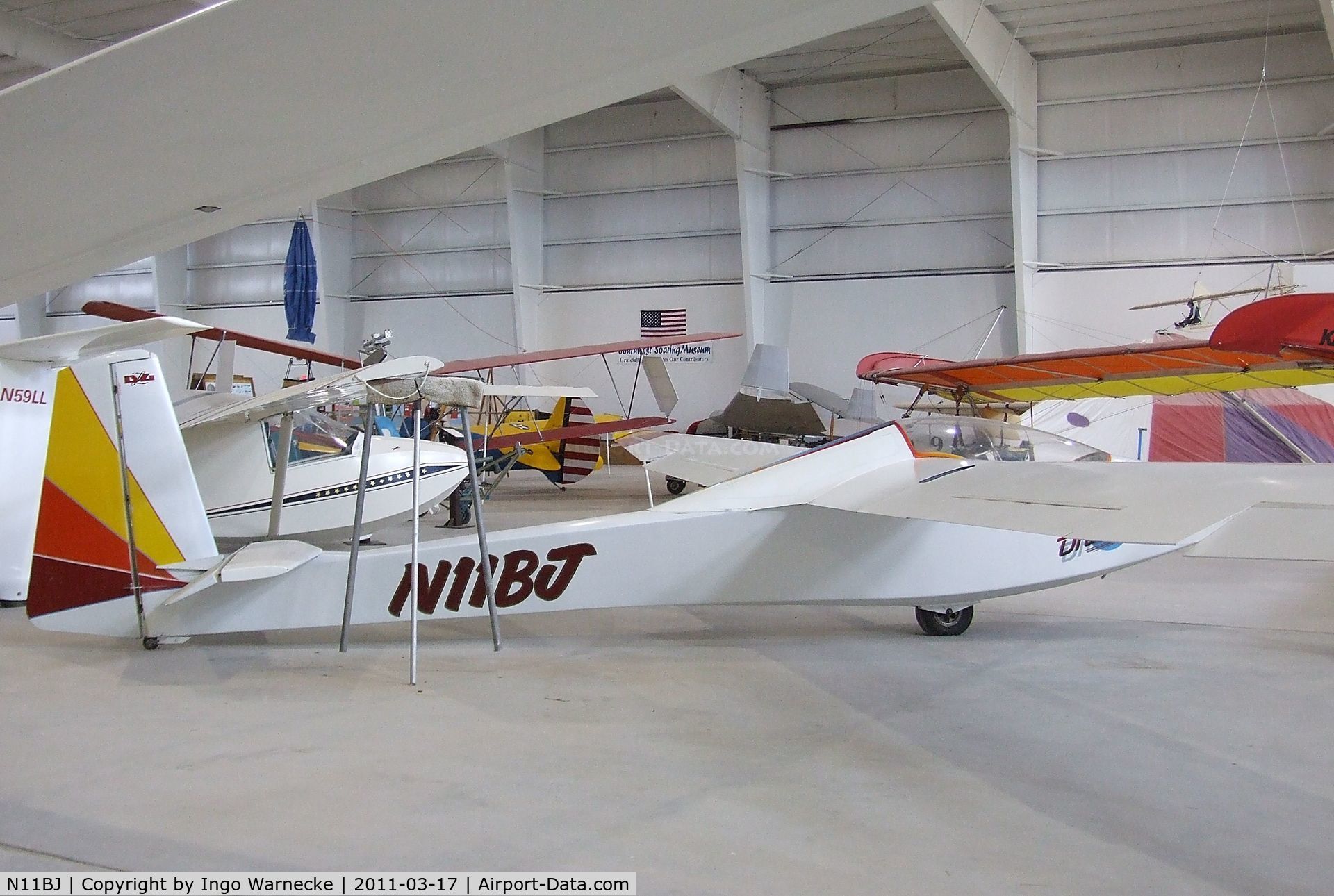 N11BJ, 1971 Maupin-barnhart BJ-1B C/N 2, Thor (Maupin-Barnhard) BJ-1B Duster at the Southwest Soaring Museum, Moriarty NM