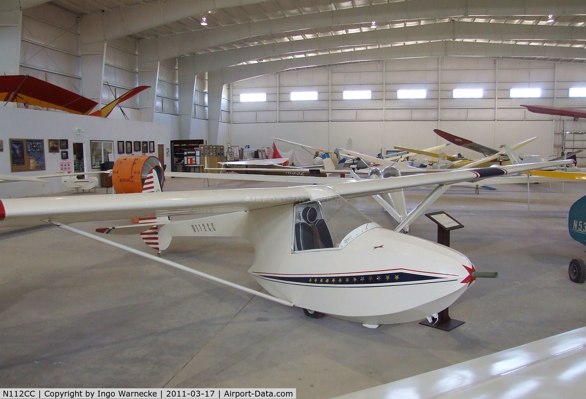 N112CC, 1976 Campbell CSG-1 C/N 112, Campbell / Scanlon CSG-1A at the Southwest Soaring Museum, Moriarty NM