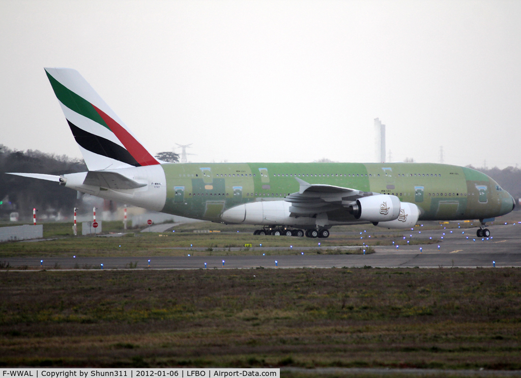 F-WWAL, 2012 Airbus A380-861 C/N 103, C/n 0103 - For Emirates as A6-EDW
