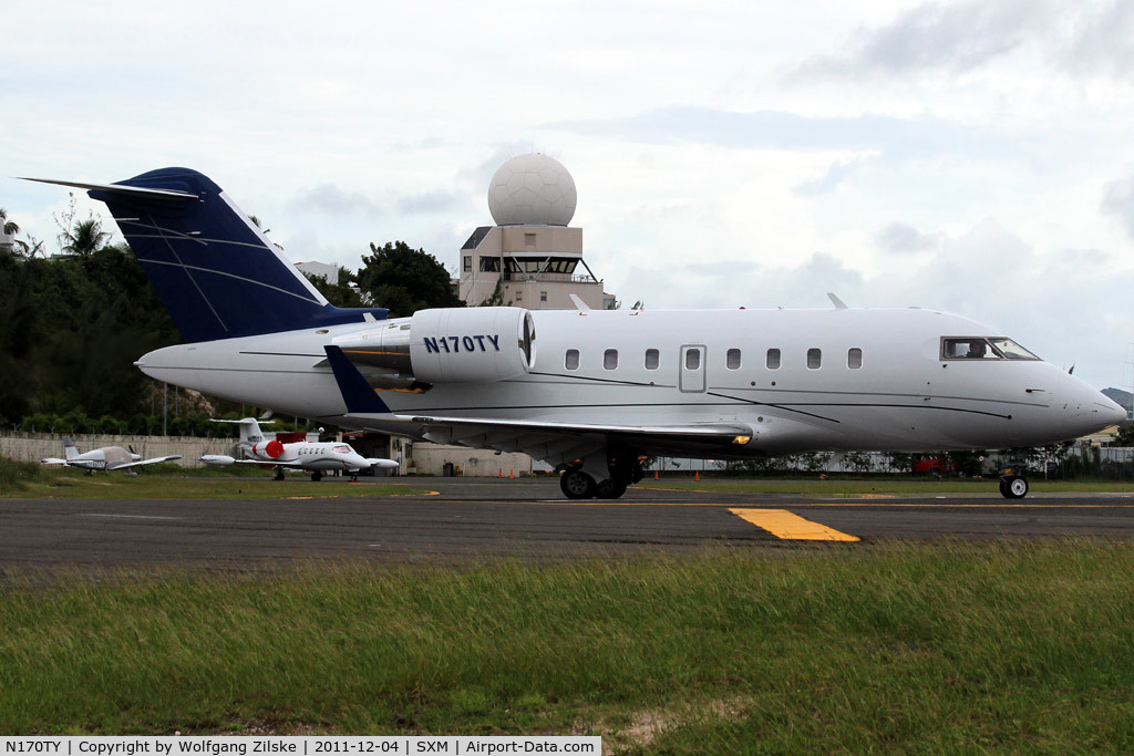 N170TY, 2007 Bombardier Challenger 605 (CL-600-2B16) C/N 5702, visitor