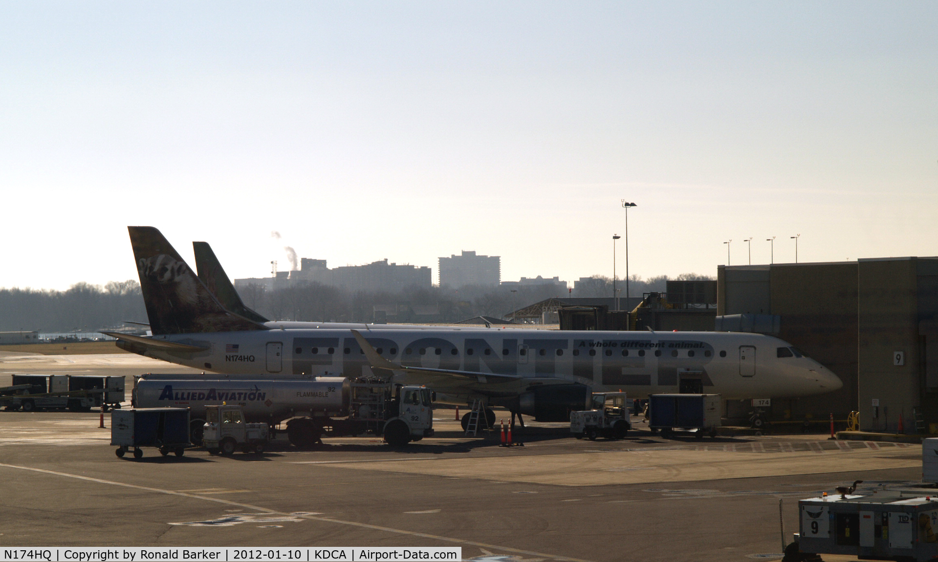 N174HQ, 2008 Embraer 190AR (ERJ-190-100IGW) C/N 19000211, DCA, VA