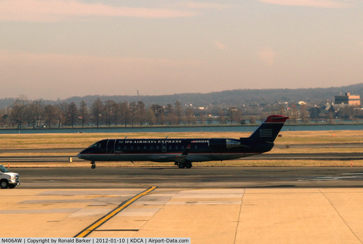 N406AW, 2000 Bombardier CRJ-200LR (CL-600-2B19) C/N 7402, DCA, VA