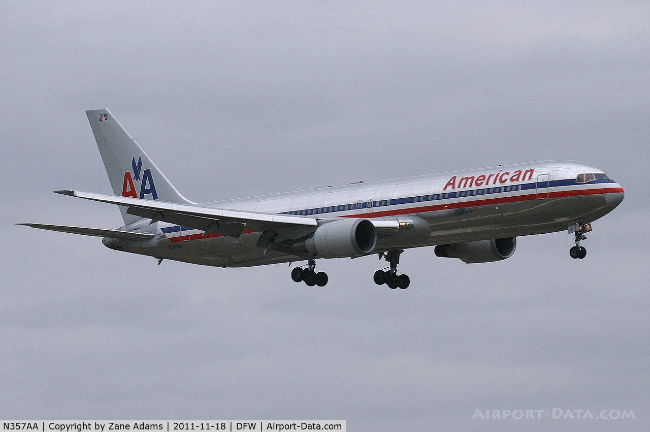 N357AA, 1988 Boeing 767-323 C/N 24038, American Airlines at DFW Airport