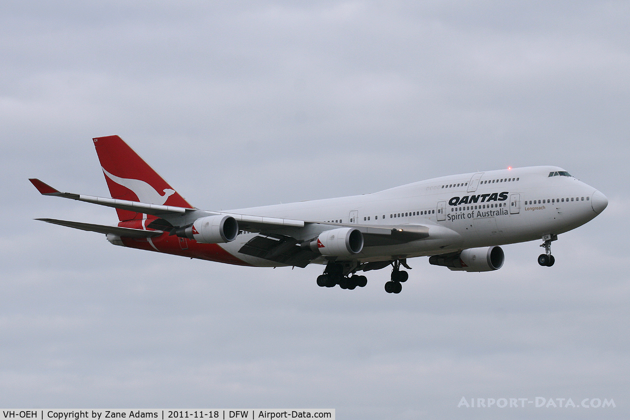 VH-OEH, 2003 Boeing 747-438/ER C/N 32912, Qantas 747 