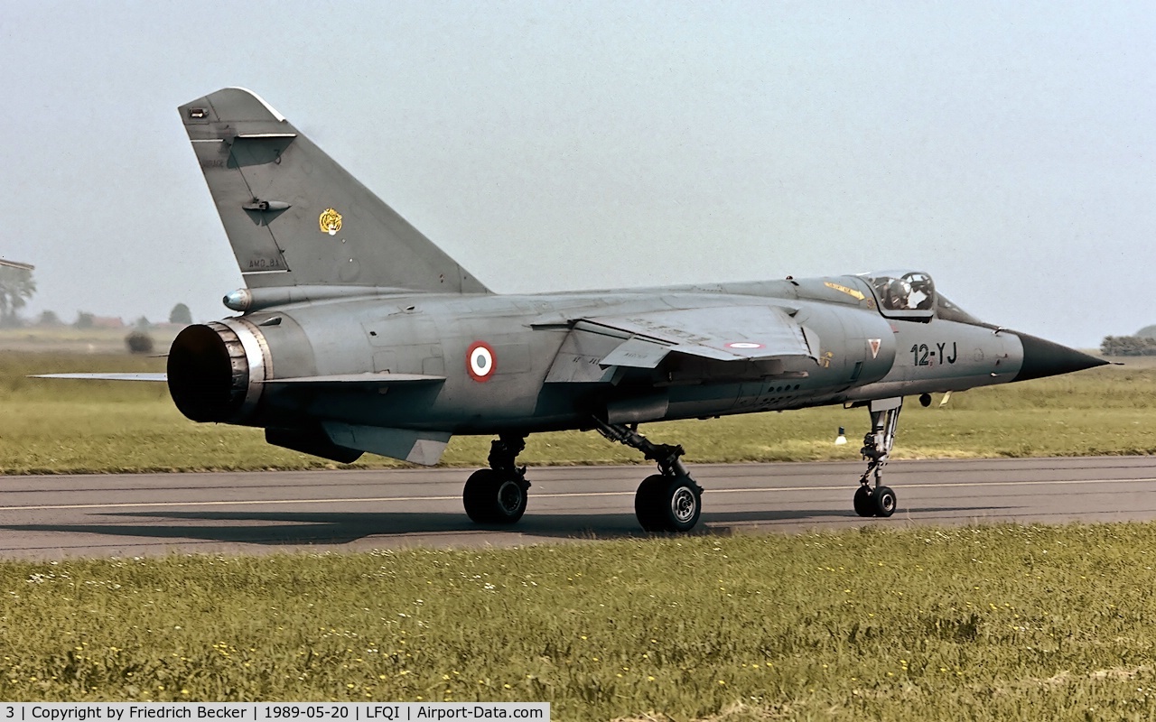 3, Dassault Mirage F.1C C/N 3, taxying to the active