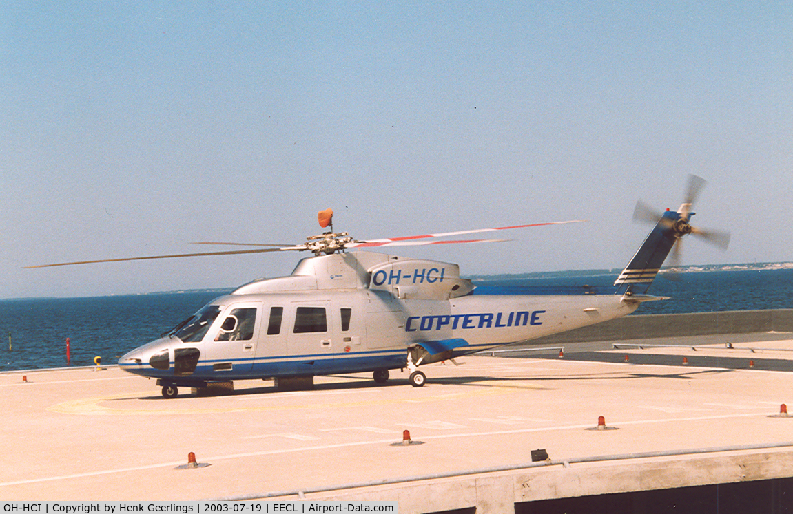 OH-HCI, 2000 Sikorsky S-76C+ C/N 760508, Copterline. Crashed into the Baltic Sea off Tallinn, 10 AUG 2005

Tallinn Heliport , Estonia