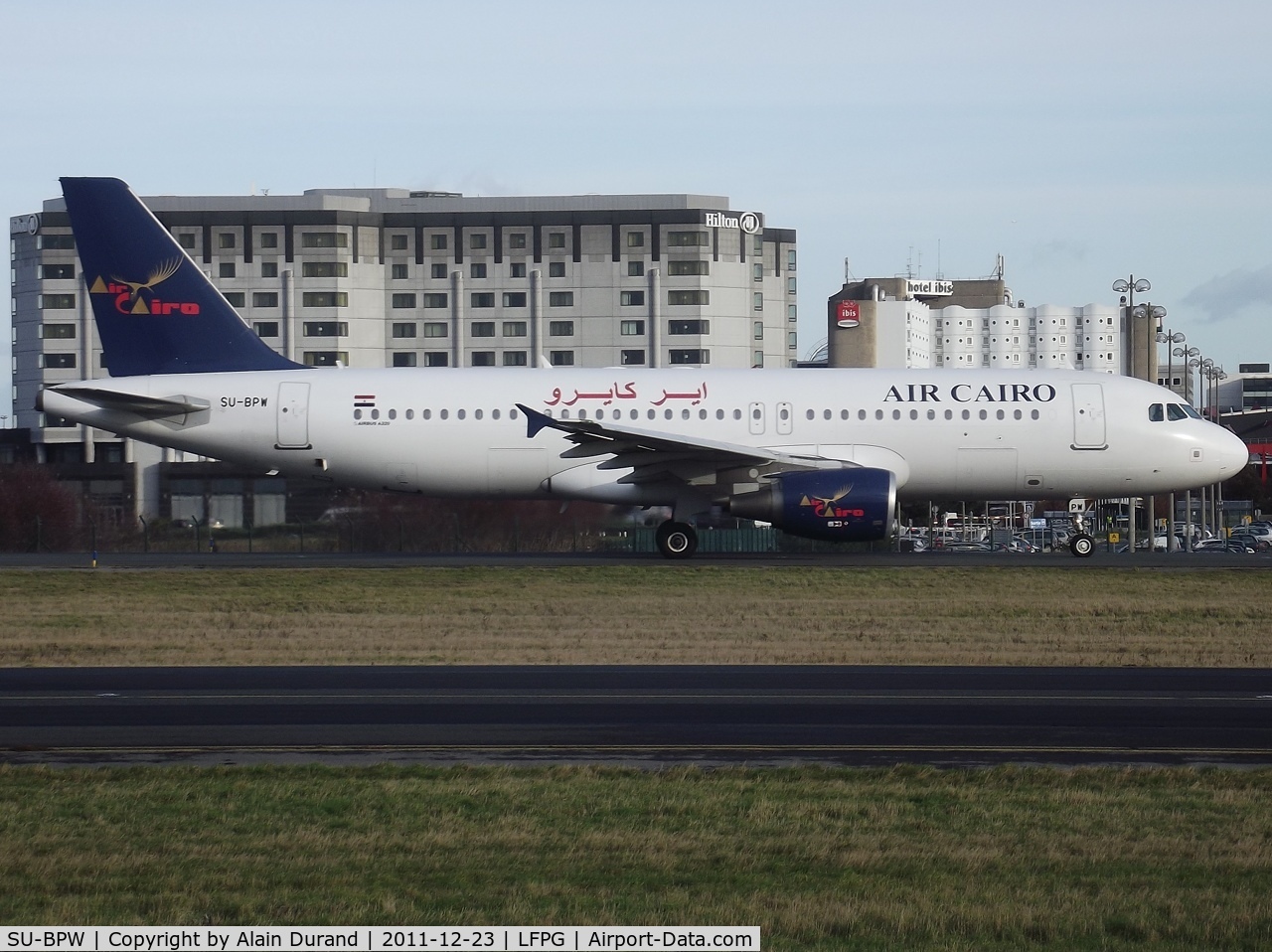SU-BPW, 2007 Airbus A320-214 C/N 3282, Delivered new to Air Cairo, Papa-Whisky was heading to southside runway 26R