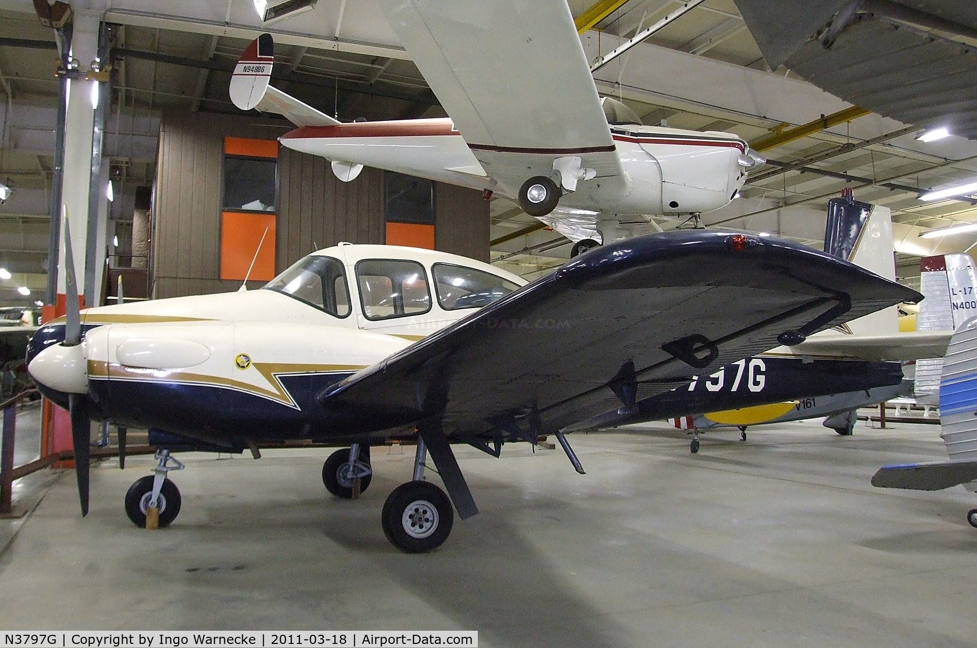 N3797G, 1948 Riley D-16 Twin Navion C/N TN-13 (NAV-4-1359), Temco D-16 Twin Navion at the Mid-America Air Museum, Liberal KS