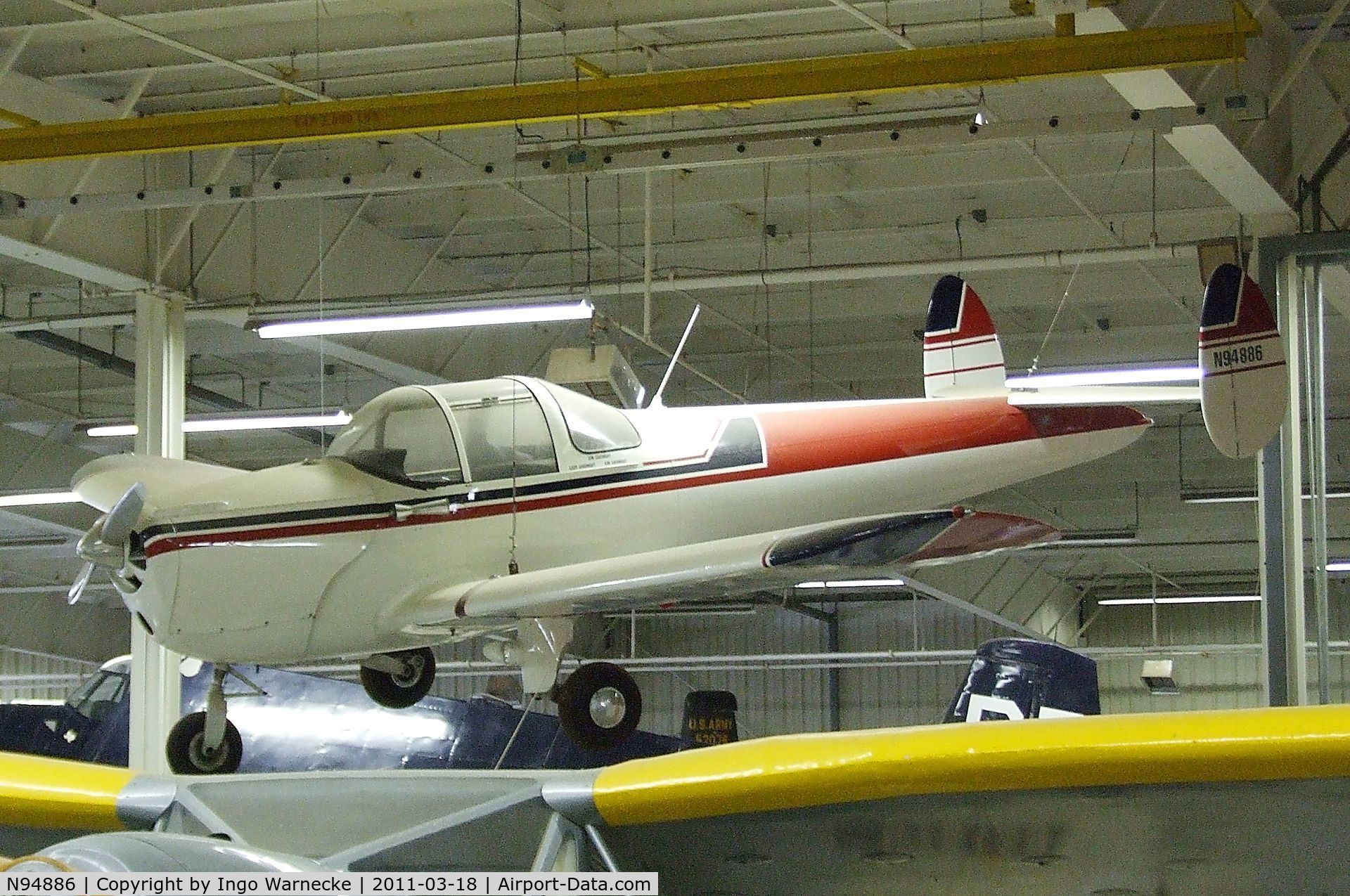 N94886, 1949 Erco 415G Ercoupe C/N 5014, ERCO Ercoupe G at the Mid-America Air Museum, Liberal KS