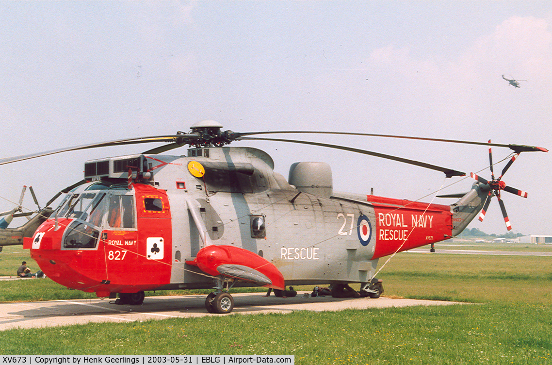 XV673, 1970 Westland Sea King HU.5 C/N WA661, Royal Navy Rescue.

Heli Meet at Bierset AFB