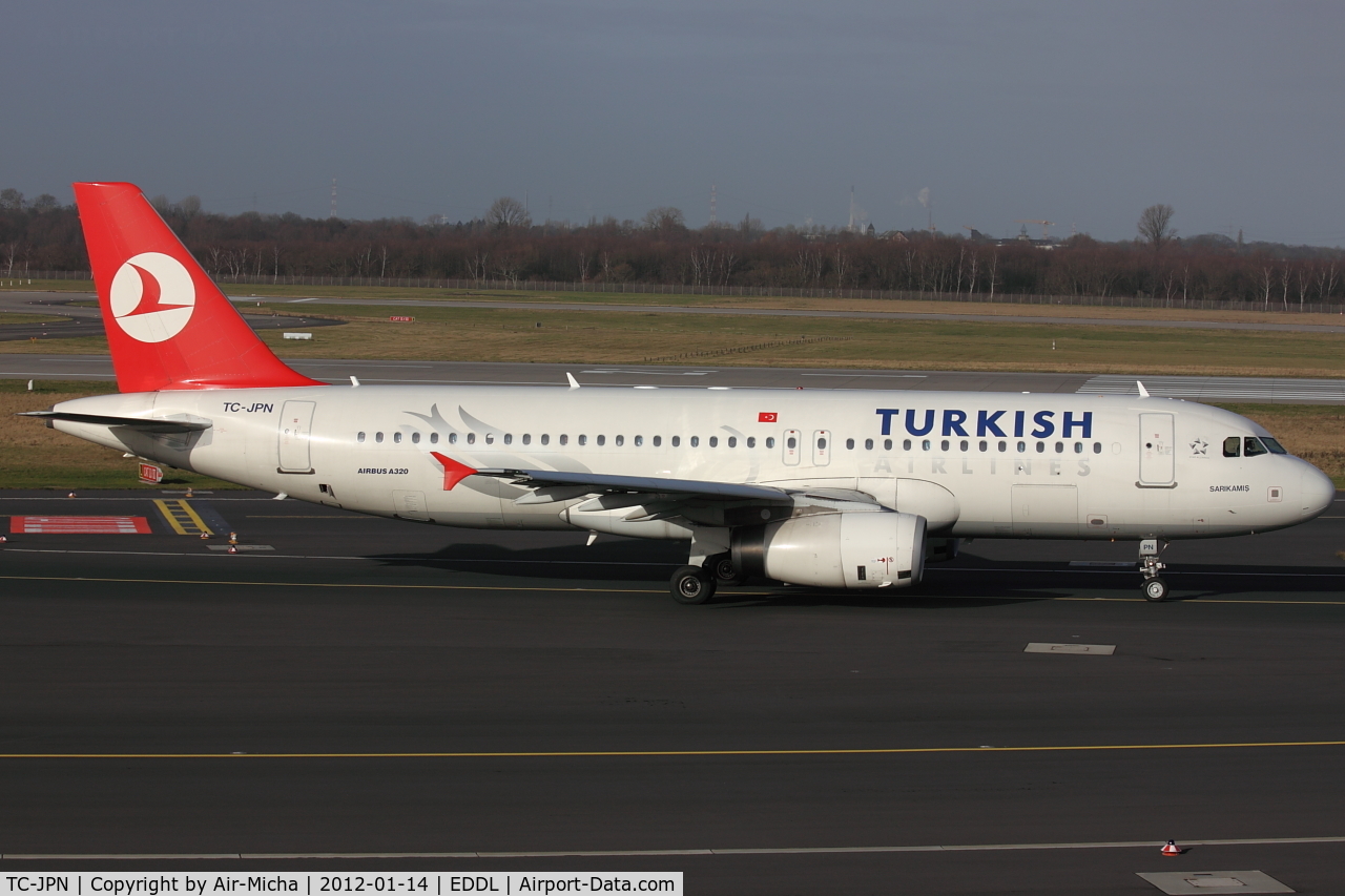 TC-JPN, 2008 Airbus A320-232 C/N 3558, Turkish Airlines, Airbus A320-232, CN: 3558, Name: Sarikamis