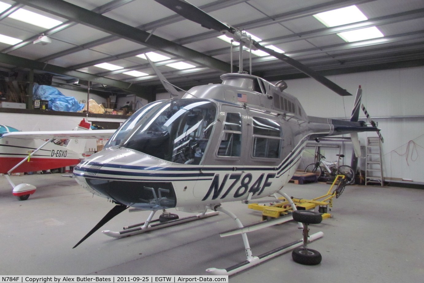 N784F, Bell 206B JetRanger C/N 2508, 
