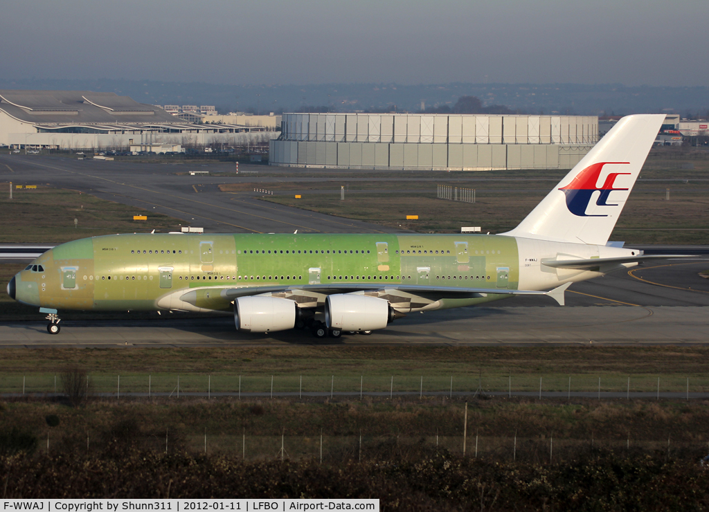 F-WWAJ, 2012 Airbus A380-841 C/N 081, C/n 0081 - For Malaysia Airlines...