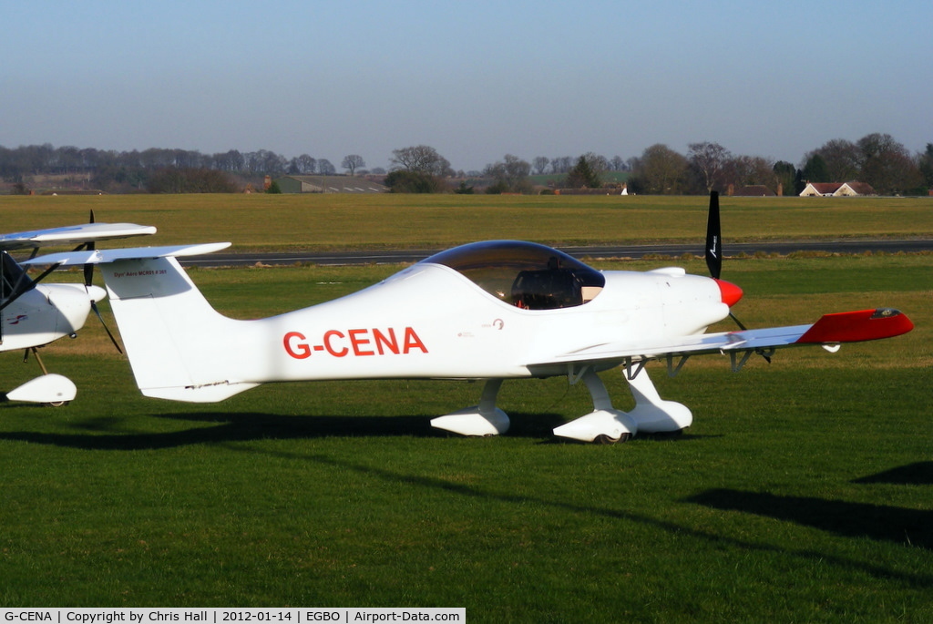 G-CENA, 2007 Dyn'Aero MCR-01 ULC Banbi C/N PFA 301B-14640, at the Icicle 2012 fly in