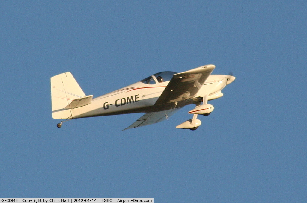 G-CDME, 2006 Vans RV-7 C/N PFA 323-14151, at the Icicle 2012 fly in