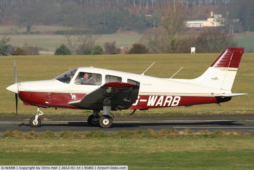 G-WARB, 1998 Piper PA-28-161 Cherokee Warrior III C/N 28-42034, at the Icicle 2012 fly in