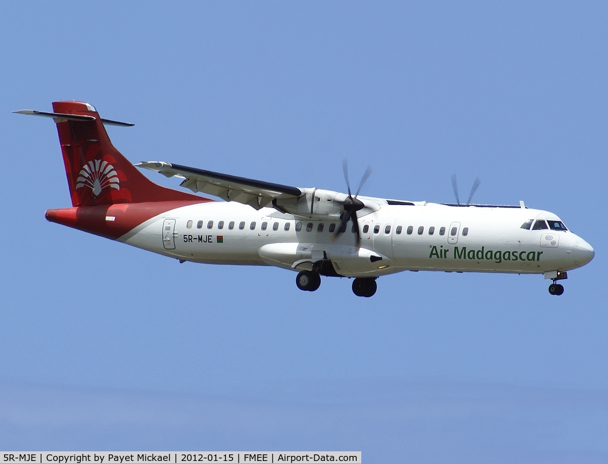 5R-MJE, 2005 ATR 72-212A C/N 694, Final for rwy 14
