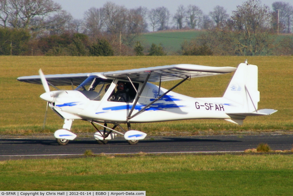 G-SFAR, 2007 Comco Ikarus C42 FB100 C/N 0704-6883, at the Icicle 2012 fly in