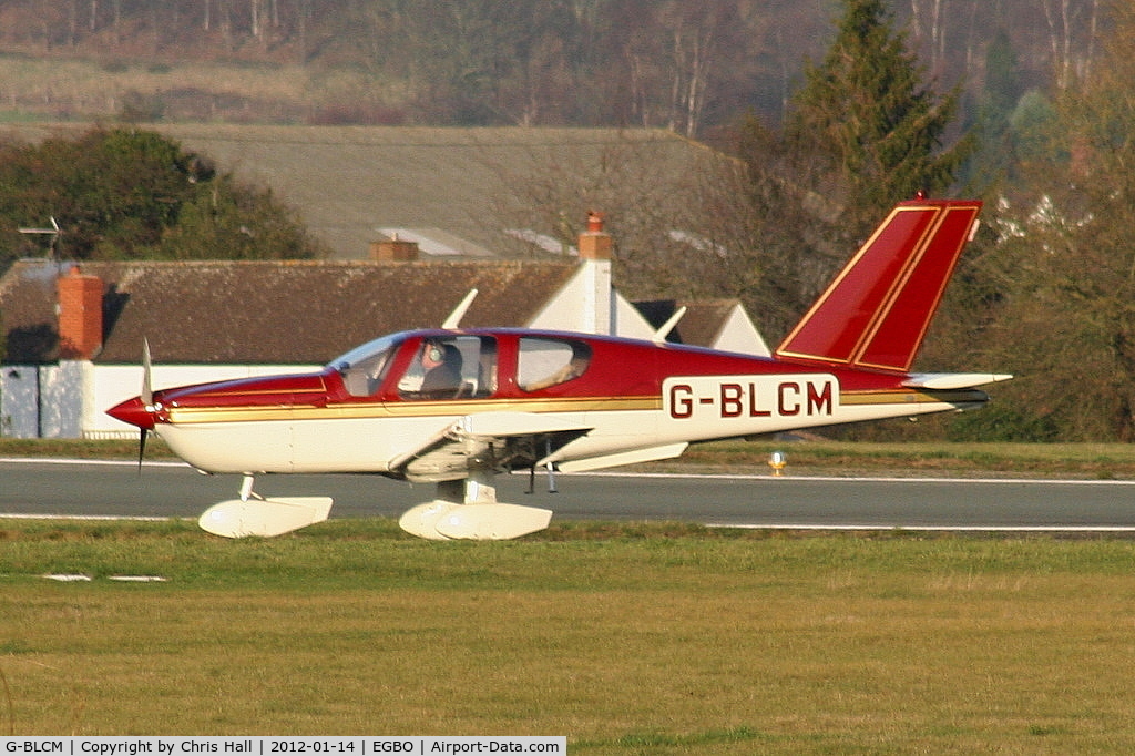 G-BLCM, 1981 Socata TB-9 Tampico C/N 194, at the Icicle 2012 fly in