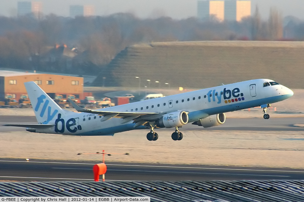 G-FBEE, 2007 Embraer 195LR (ERJ-190-200LR) C/N 19000093, flybe