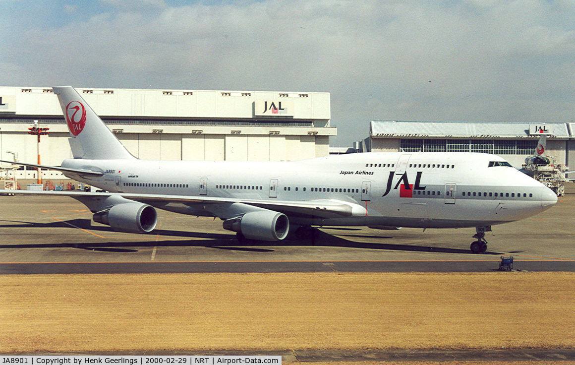 JA8901, 1992 Boeing 747-446 C/N 26343, Japan Airlines - JAL