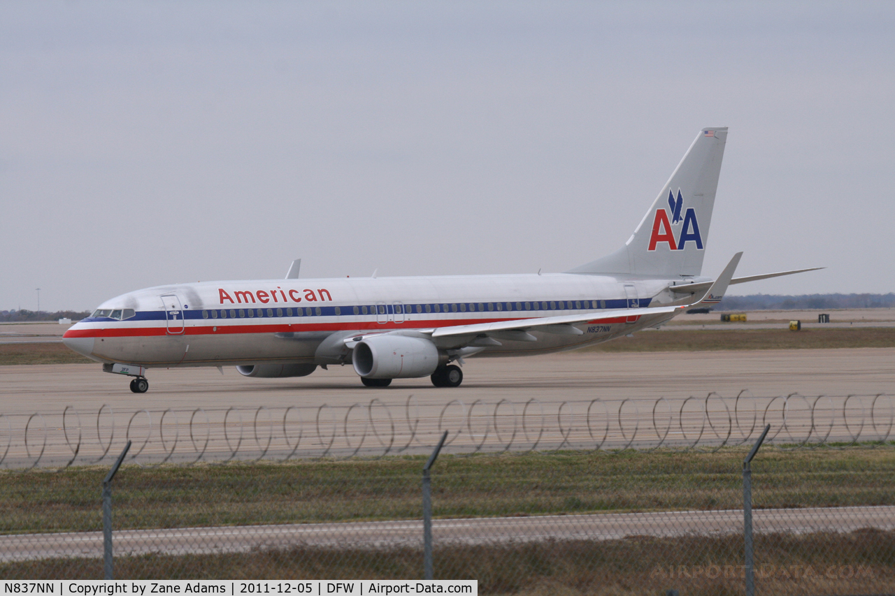 N837NN, 2010 Boeing 737-823 C/N 30908, American Airlines at DFW Airport