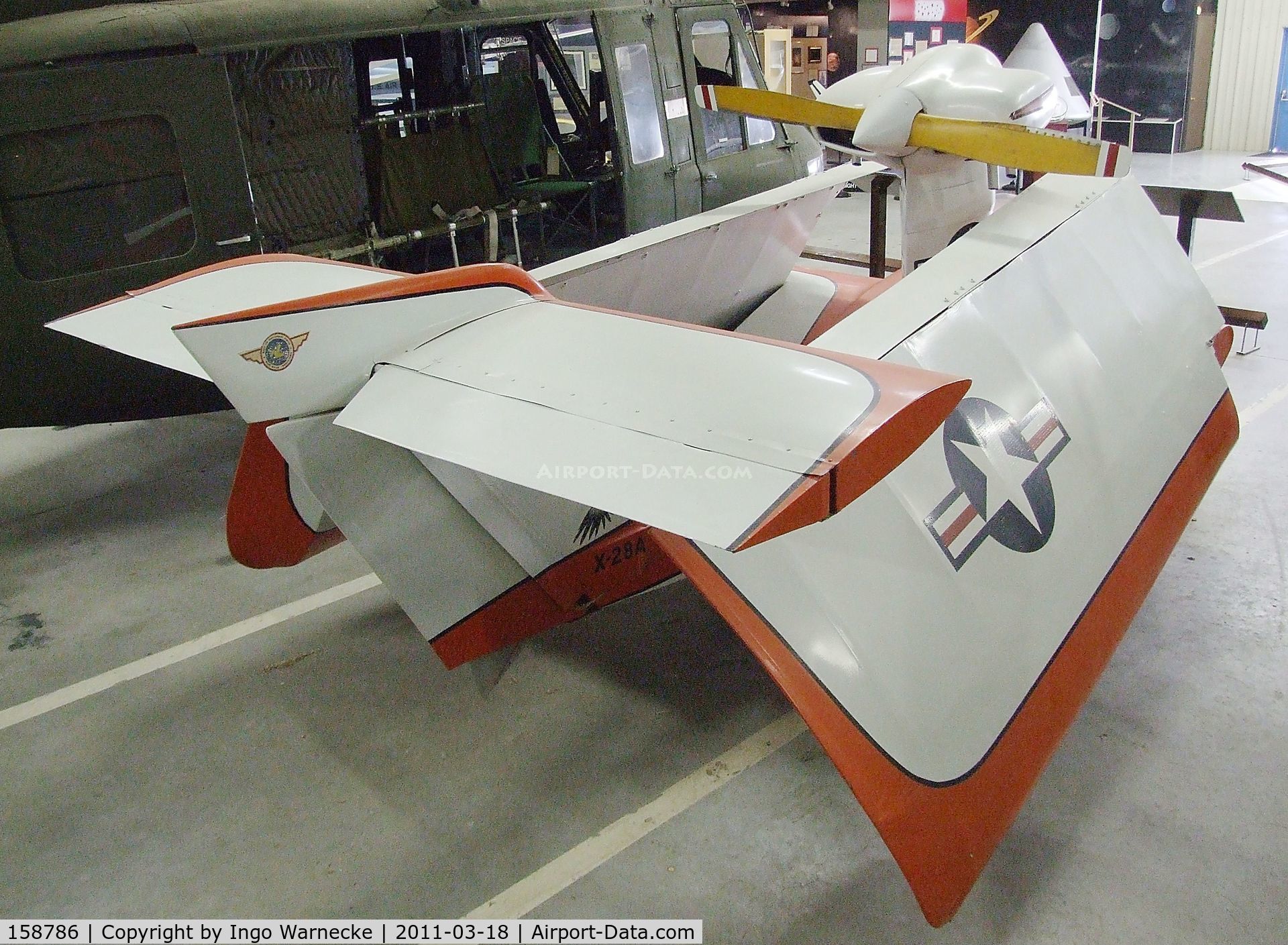 158786, 1970 Pereira X-28A C/N Not found 158786, Pereira X-28A Osprey at the Mid-America Air Museum, Liberal KS