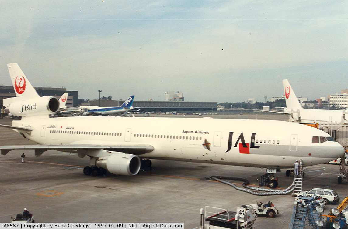 JA8587, 1995 McDonnell Douglas MD-11 C/N 48578, Japan Airlines , MD-11 