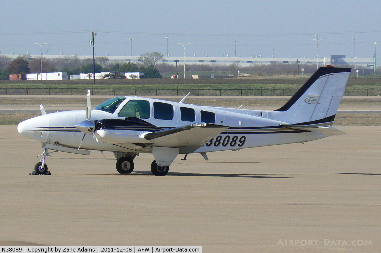 N38089, 1980 Beech 58 Baron C/N TH-1218, At Alliance Airport - Fort Worth, TX