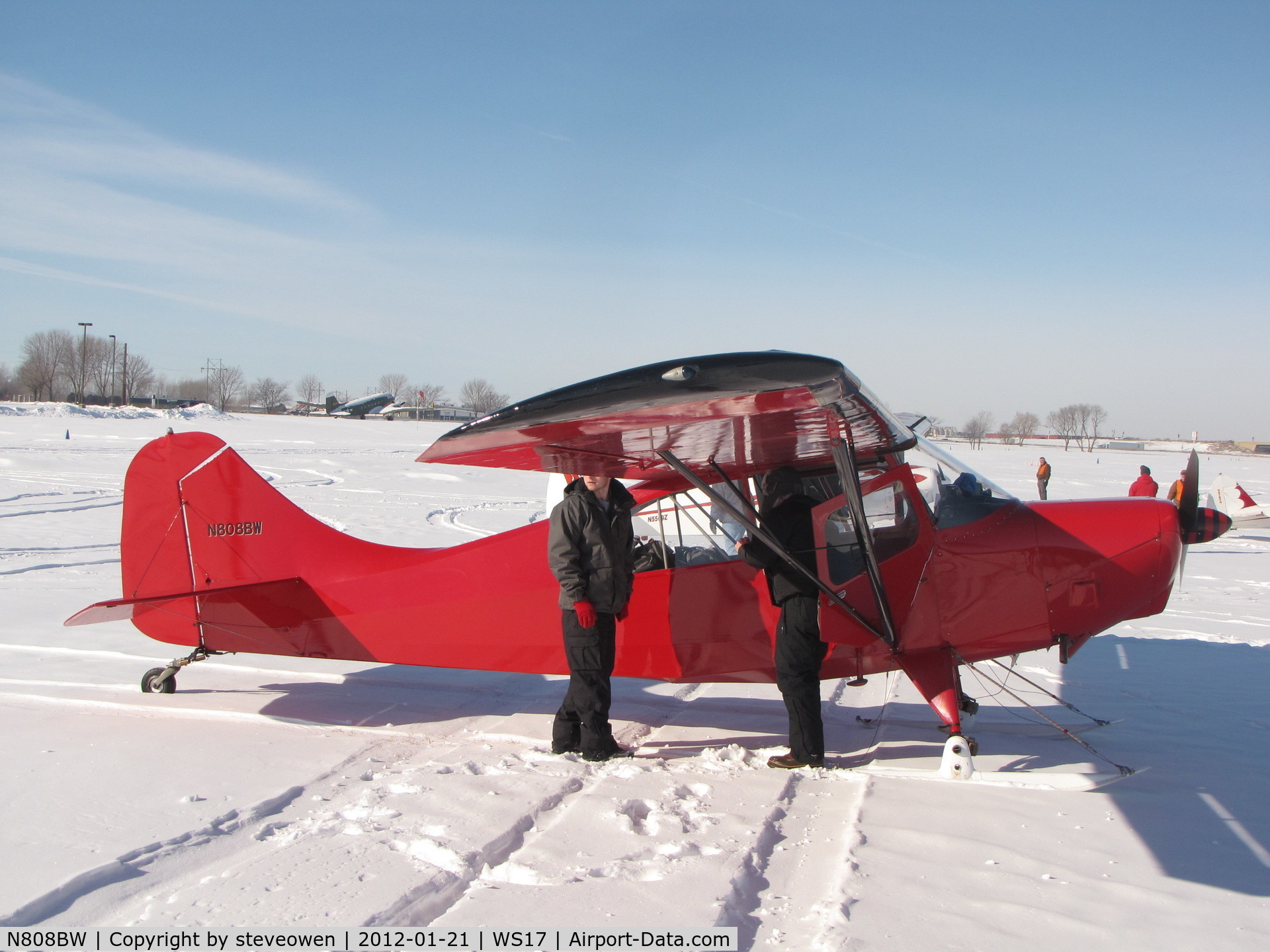 N808BW, 1962 Champion 7GCB C/N 7GCB-147, Ski Plane Fly-in 2012
