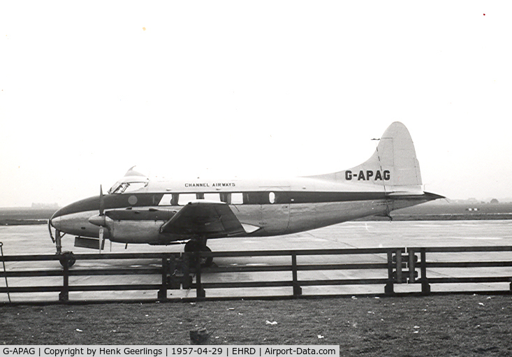 G-APAG, 1948 De Havilland DH-104 Dove 1B C/N 04114, Channel Airways