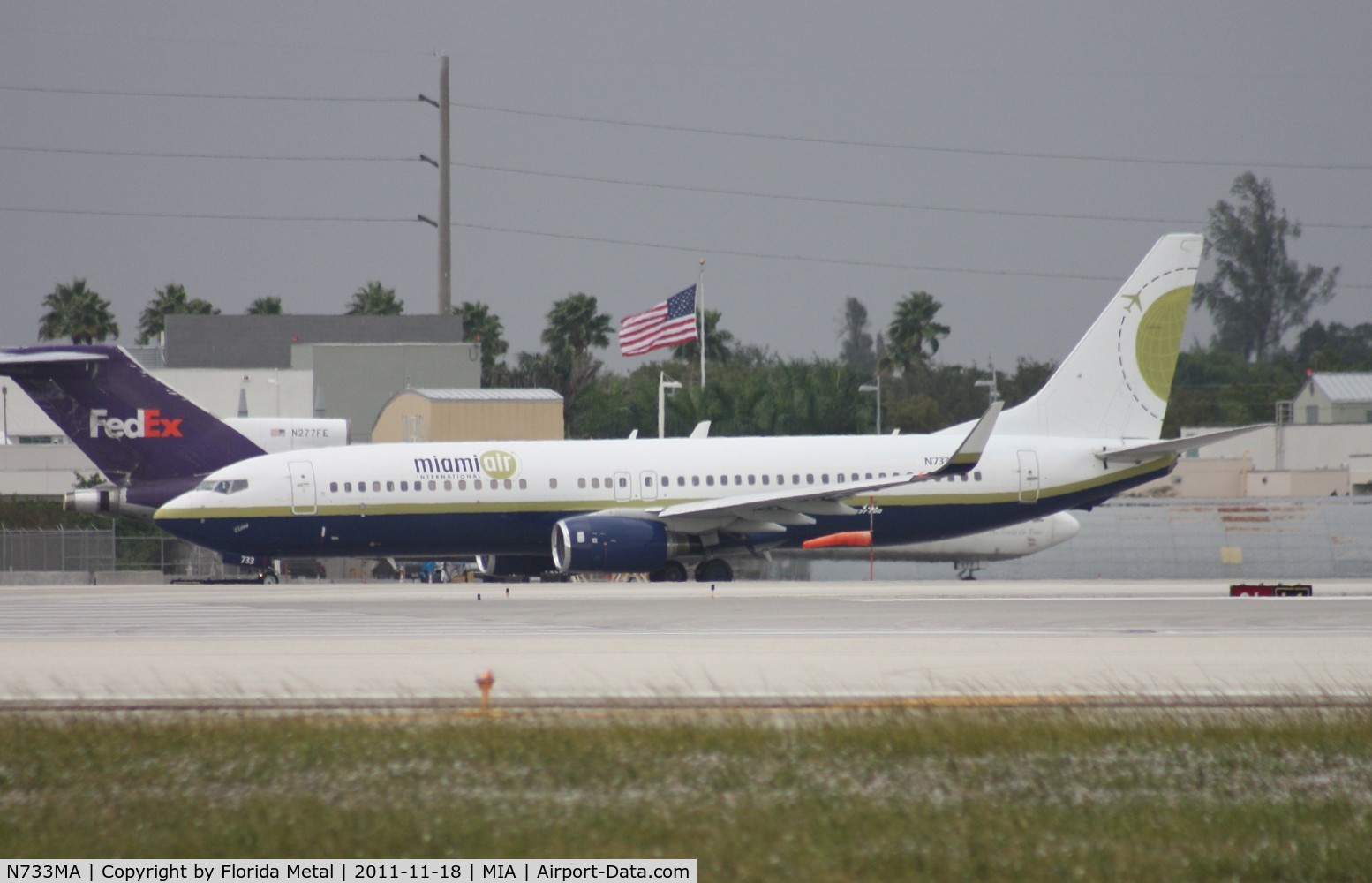 N733MA, 2001 Boeing 737-81Q C/N 30619, Miami Air 737
