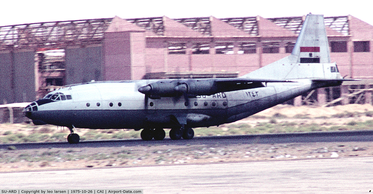SU-ARD, 1969 Antonov An-12BP C/N 346710, Cairo 26.10.75