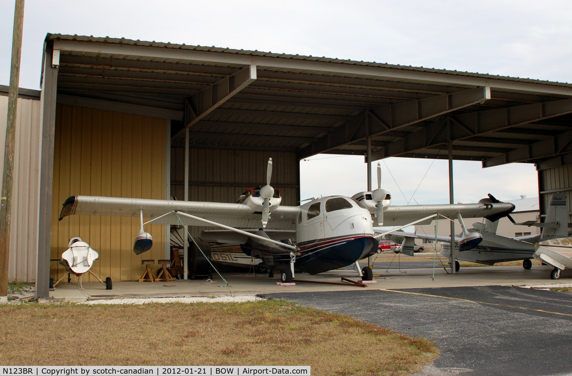 N123BR, 1972 STOL Aircraft UC-1 Twin Bee C/N 012, 1972 STOL UC-1 N123BR at Bartow Municipal Airport, Bartow, FL 