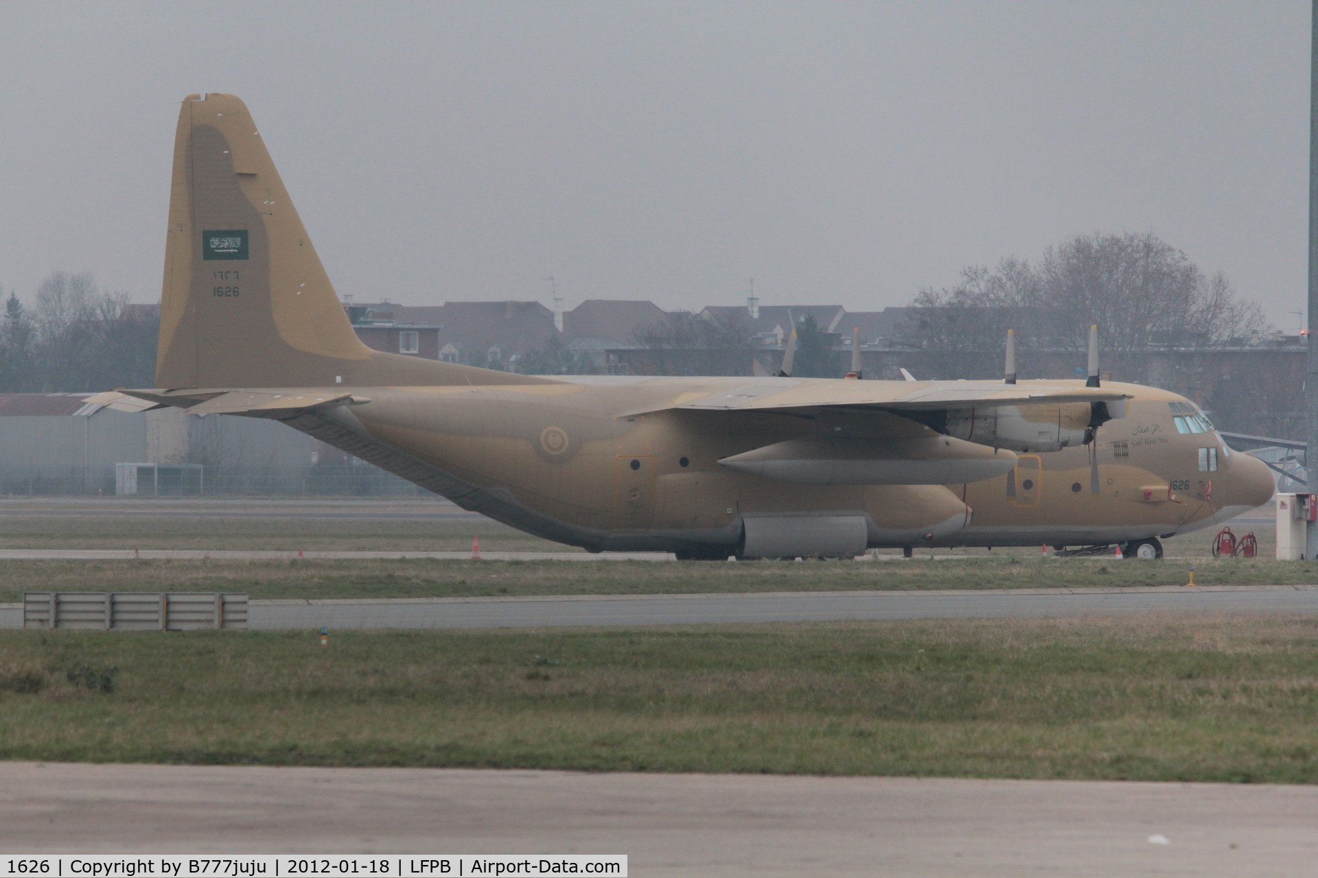 1626, 1988 Lockheed C-130H Hercules C/N 382-5270, on transit at Le Bourget