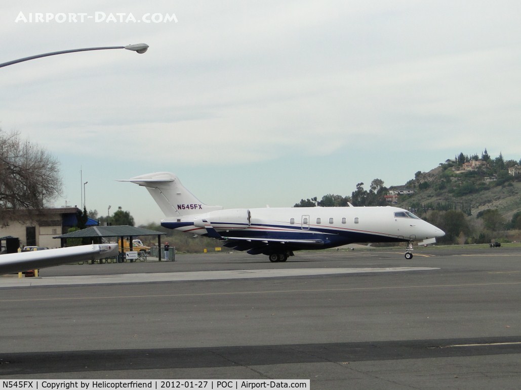 N545FX, 2010 Bombardier Challenger 300 (BD-100-1A10) C/N 20302, Taxiing out from transient parking