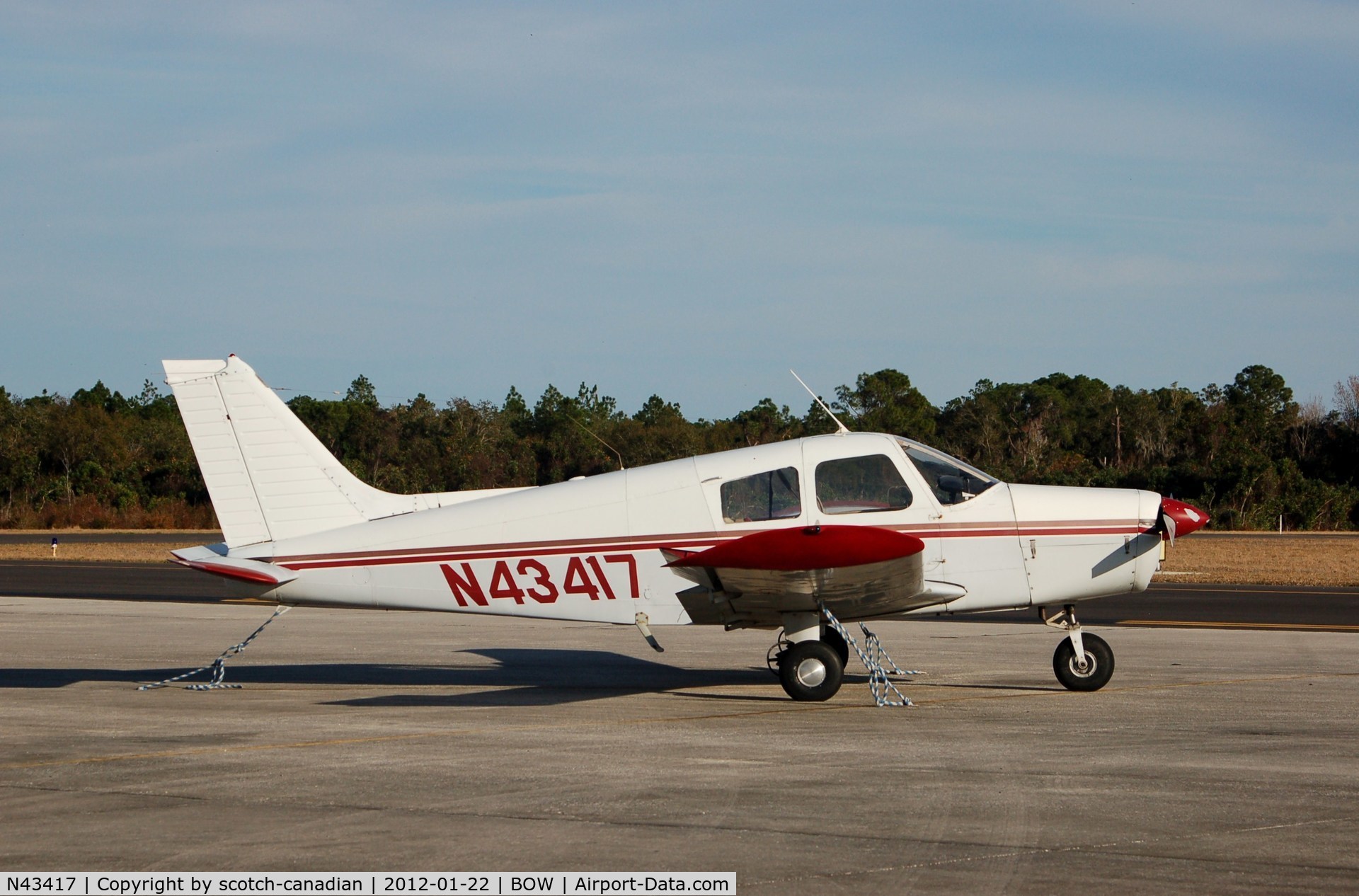 N43417, 1974 Piper PA-28-140 C/N 28-7425264, 1974 Piper PA-28-140 N43417 at Bartow Municipal Airport, Bartow, FL 