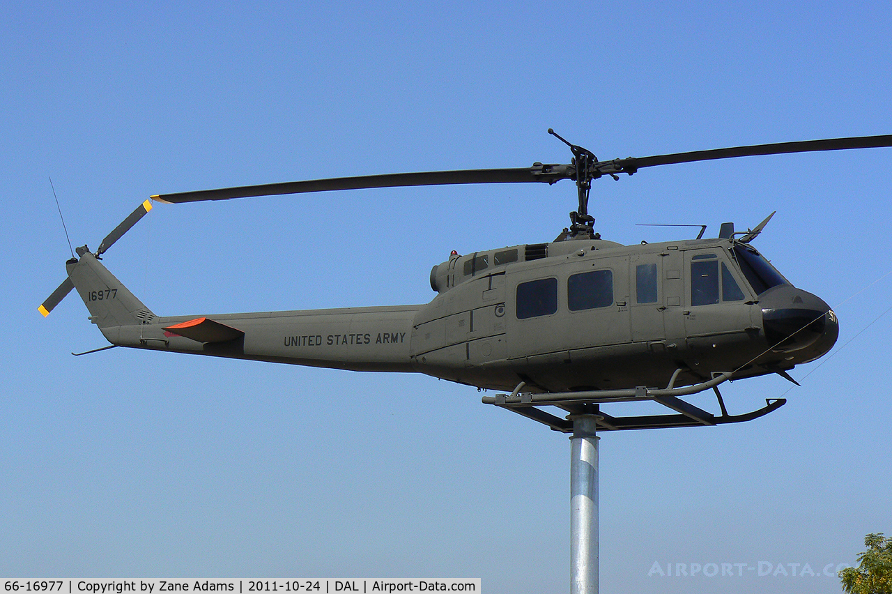 66-16977, 1966 Bell UH-1H Iroquois C/N 9171, At the Frontiers of Flight Museum - Dallas, TX