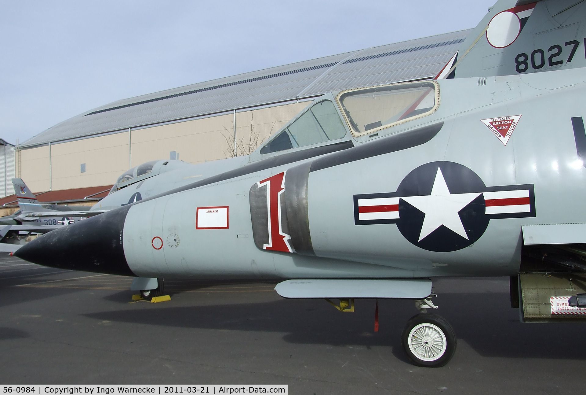 56-0984, Convair F-102A Delta Dagger C/N Not found 56-0984, Convair F-102A Delta Dagger at the Wings over the Rockies Air & Space Museum, Denver CO