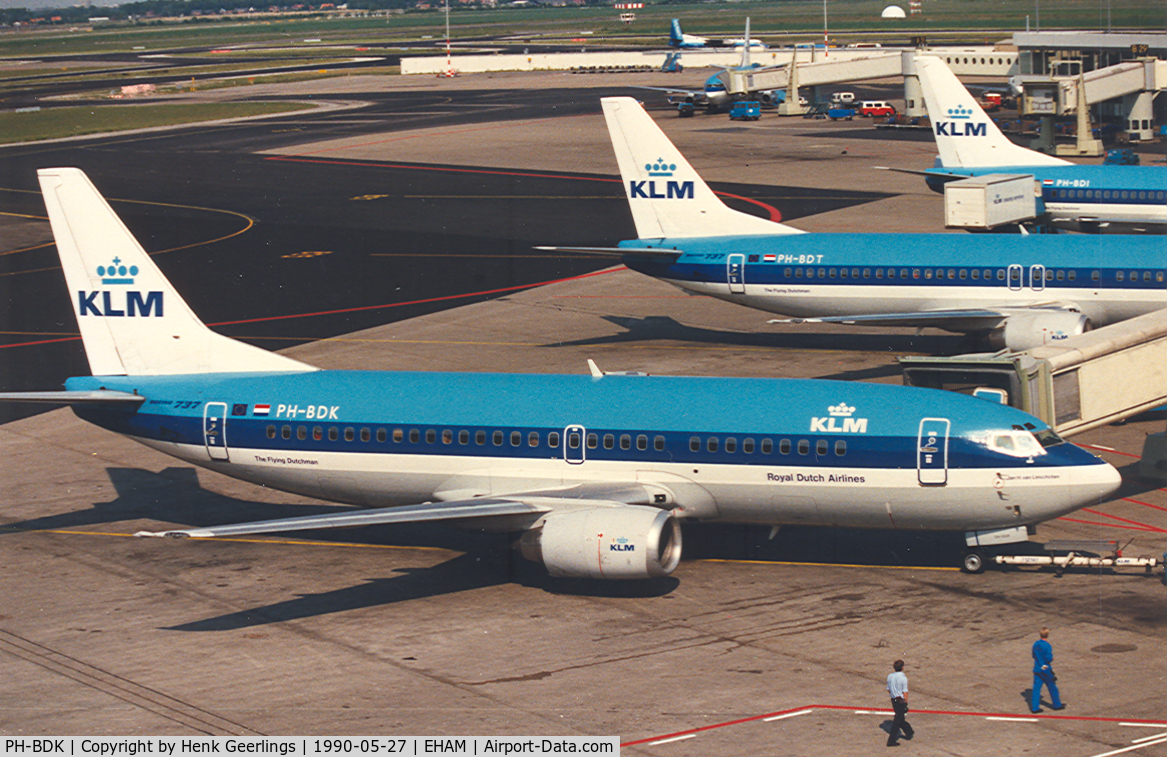 PH-BDK, Boeing 737-306 C/N 23545, KLM